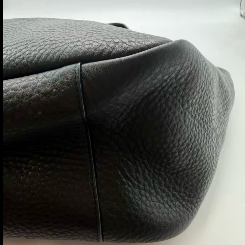 Saint Laurent Black Tote with Gold Accent - Picture 10 of 10